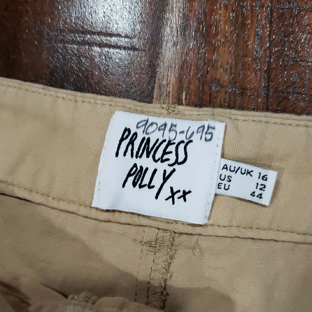 Princess Polly Light Beige Cargo Pants - Picture 3 of 9